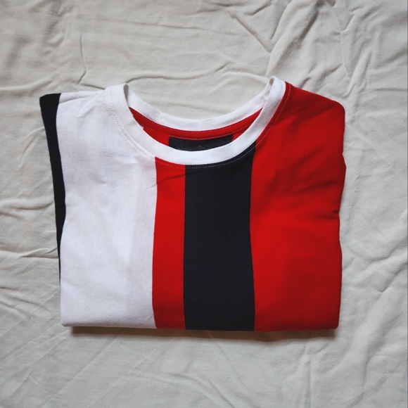 Original Gravity Short-Sleeve Vertical Striped Tee (Medium) - Picture 5 of 5